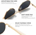 SUNGAIT óculos aviador clássicos com proteção UV400 polarizada: estilo atemporal e conforto para homens e mulheres. - Imagem 4