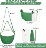 Bolsa tiracolo leve de nylon, compacta e versátil para viagem e uso diário, ideal para homens e mulheres - Imagem 3
