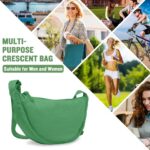 Bolsa tiracolo leve de nylon, compacta e versátil para viagem e uso diário, ideal para homens e mulheres - Imagem 6