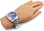 Relógio Orient Masculino Automático Prateado com design elegante para compra segura e estilo no dia a dia - Imagem 4