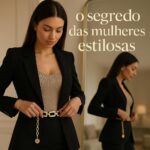 Cinto Corrente Feminino Ajustável: brilho glamour que valoriza vestidos e jeans com estilo e elegância. - Imagem 6