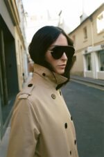 Óculos de sol aviador TYA grande dourado vintage: estilo retrô 70s para homens e mulheres - Imagem 3
