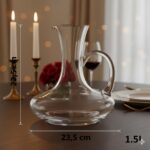 Kit de Vinho Premium com Decanter 1500ml: elegância, praticidade e acessórios para servir e conservar com estilo. - Imagem 3