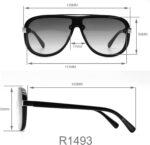 Óculos de sol Rocawear R1493 Aviador com proteção UV, estilo moderno e presente ideal para homens, 131 mm - Imagem 7