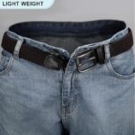 Pacote com 2 cintos elásticos masculinos: conforto, ajuste flexível e estilo casual para golfe, jeans e uso diário - Imagem 5