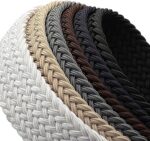 Cinto trançado elástico masculino 3,5 cm: conforto e ajuste ideal para jeans, golfe e uso casual - Imagem 5