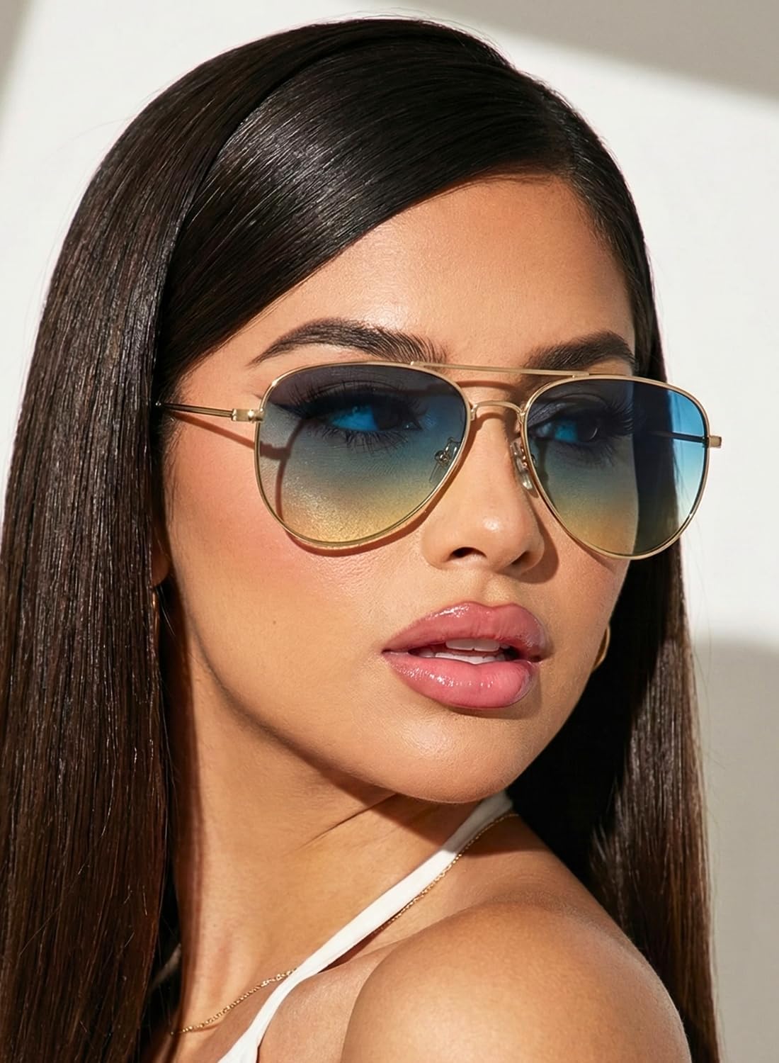 Óculos de Sol Aviador Cacife Brand com proteção UV400, estilo vintage e design unissex premium. - Imagem 3