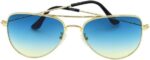 Óculos de Sol Aviador Cacife Brand com proteção UV400, estilo vintage e design unissex premium. - Imagem 5