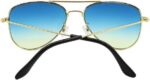 Óculos de Sol Aviador Cacife Brand com proteção UV400, estilo vintage e design unissex premium. - Imagem 8
