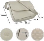 Bolsa Transversal Feminina VENEZA em Couro: elegância, praticidade e estilo para o dia a dia. - Imagem 3