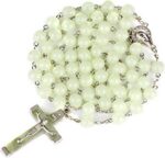 Colar católico luminoso com cruz: estilo retrô, 50 cm, ideal para uso diário, festas e presente. - Imagem 6