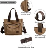 Bolsa de ombro vintage Dusfbb-1610 ZHIERNA feminina: estilo clássico, leve e prática para o dia a dia. - Imagem 5