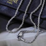 FLORA Corrente em aço inoxidável: resistente, hipoalergênica e ideal para uso diário com conforto e durabilidade. - Imagem 5