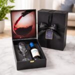 Kit Vinho 375ml com Taça em Estojo Luxo: presente elegante, pronto para surpreender em datas especiais. - Imagem 4