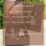 Kit Vinho 375ml com Taça em Estojo Luxo: presente elegante, pronto para surpreender em datas especiais. - Imagem 5