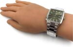 Relógio Orient Masculino Prateado retangular: estilo sofisticado e elegância para comprar agora. - Imagem 4