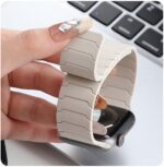 Pulseira de silicone magnética para Apple Watch: ajuste seguro, conforto diário e compatibilidade universal para séries 11 a 3 e SE. - Imagem 7