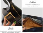 Bolsa Feminina Transversal em Couro PU Premium: elegante, resistente, impermeável e ideal para trabalho e dia a dia. - Imagem 6