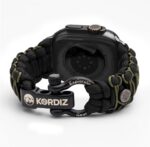 KORDIZ Survivor Pro: pulseira Paracord premium para Apple Watch, com manilha ajustável em aço inoxidável e alta segurança. - Imagem 7