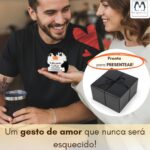 Kit Presente Masculino com copo térmico inox, bracelete e pinguim artesanal: presente premium e romântico pronto para surpreender. - Imagem 3