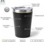 Kit Presente Masculino com copo térmico inox, bracelete e pinguim artesanal: presente premium e romântico pronto para surpreender. - Imagem 6