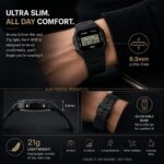 Casio F91W: relógio digital leve, resistente à água, com LED, cronômetro e bateria de 7 anos - Imagem 6