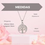 Colar feminino Árvore da Vida em aço inox: elegante, durável e ideal para presentear. - Imagem 6