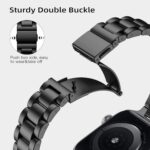 Pulseira Lenrao de aço inoxidável para Apple Watch: elegância, conforto e compatibilidade com várias séries e tamanhos. - Imagem 3