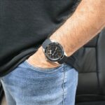 Relógio Technos 2115KSN Racer masculino, design robusto com aro de alumínio e estilo automotivo elegante. - Imagem 5