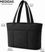 Bolsa Puffer Feminina ALWY: espaçosa, leve e elegante para dia a dia, trabalho e viagens - Imagem 8