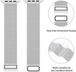 Pulseira Magnética HAOZHI para Apple Watch: ajuste seguro, metal premium e compatibilidade com Ultra, SE e Series 1 a 11 - Imagem 4