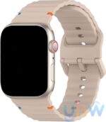 Pulseira Ondulada para Apple Watch: conforto, estilo e ajuste perfeito para uso diário e esportivo. - Imagem 3
