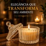 Kit 2 Velas Aromáticas em Vidro: fragrância sofisticada, design elegante e presente perfeito para sua casa. - Imagem 7