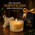 Kit 2 Velas Aromáticas em Vidro: fragrância sofisticada, design elegante e presente perfeito para sua casa. - Imagem 8
