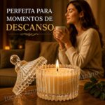 Kit 2 Velas Aromáticas em Vidro: fragrância sofisticada, design elegante e presente perfeito para sua casa. - Imagem 9