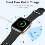 Cabo magnético USB de 1 m para Apple Watch: carregamento rápido, portátil e compatível com séries 10 a 1, Ultra e SE - Imagem 5