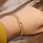 Pulseira Woman’s Grace ajustável com zircônias, elegância e brilho para todas as ocasiões - Imagem 4