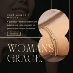Pulseira Woman’s Grace ajustável com zircônias, elegância e brilho para todas as ocasiões - Imagem 6