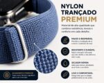 Kit 4 Pulseiras Nylon Elástico para Apple Watch: conforto, ajuste preciso e cores premium para o dia a dia. - Imagem 4