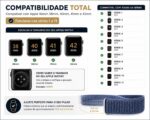 Kit 4 Pulseiras Nylon Elástico para Apple Watch: conforto, ajuste preciso e cores premium para o dia a dia. - Imagem 5