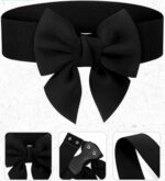 Cinto Feminino Elástico com Laço: ajustável, modela a cintura e valoriza looks com elegância vintage. - Imagem 6
