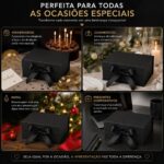 Caixa de Presente Premium Rígida Magnética com Laço de Cetim: embalagem luxuosa, reutilizável e elegante para presentes sofisticados. - Imagem 6