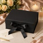 Caixa de Presente Premium Rígida Magnética com Laço de Cetim: embalagem luxuosa, reutilizável e elegante para presentes sofisticados. - Imagem 7