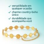 Cinto Feminino Western Boho Ajustável com Margaridas, estilo elegante para vestidos e looks festival - Imagem 9