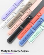 TreasureMax Sport Band: pulseira de silicone macio para Apple Watch, confortável, resistente e fácil de instalar. - Imagem 5