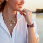 Pulseira feminina DaQin para Apple Watch com flores gravadas, silicone confortável e estilo elegante. - Imagem 6