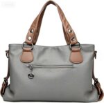 Bolsa de couro feminina grande capacidade: estilo, conforto e espaço ideal para o dia a dia. - Imagem 3