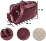 Bolsa Tiracolo FIDENZA em Couro: elegância e praticidade para o dia a dia feminino, com design compacto e sofisticado. - Imagem 5
