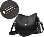 Bolsa Feminina de Couro Plutônio com 3 usos, tamanho médio, ideal para o dia a dia com estilo e praticidade. - Imagem 5
