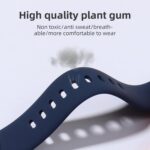 Pulseira esportiva de silicone para Apple Watch: conforto, ajuste fácil e uso impermeável para o dia todo - Imagem 4